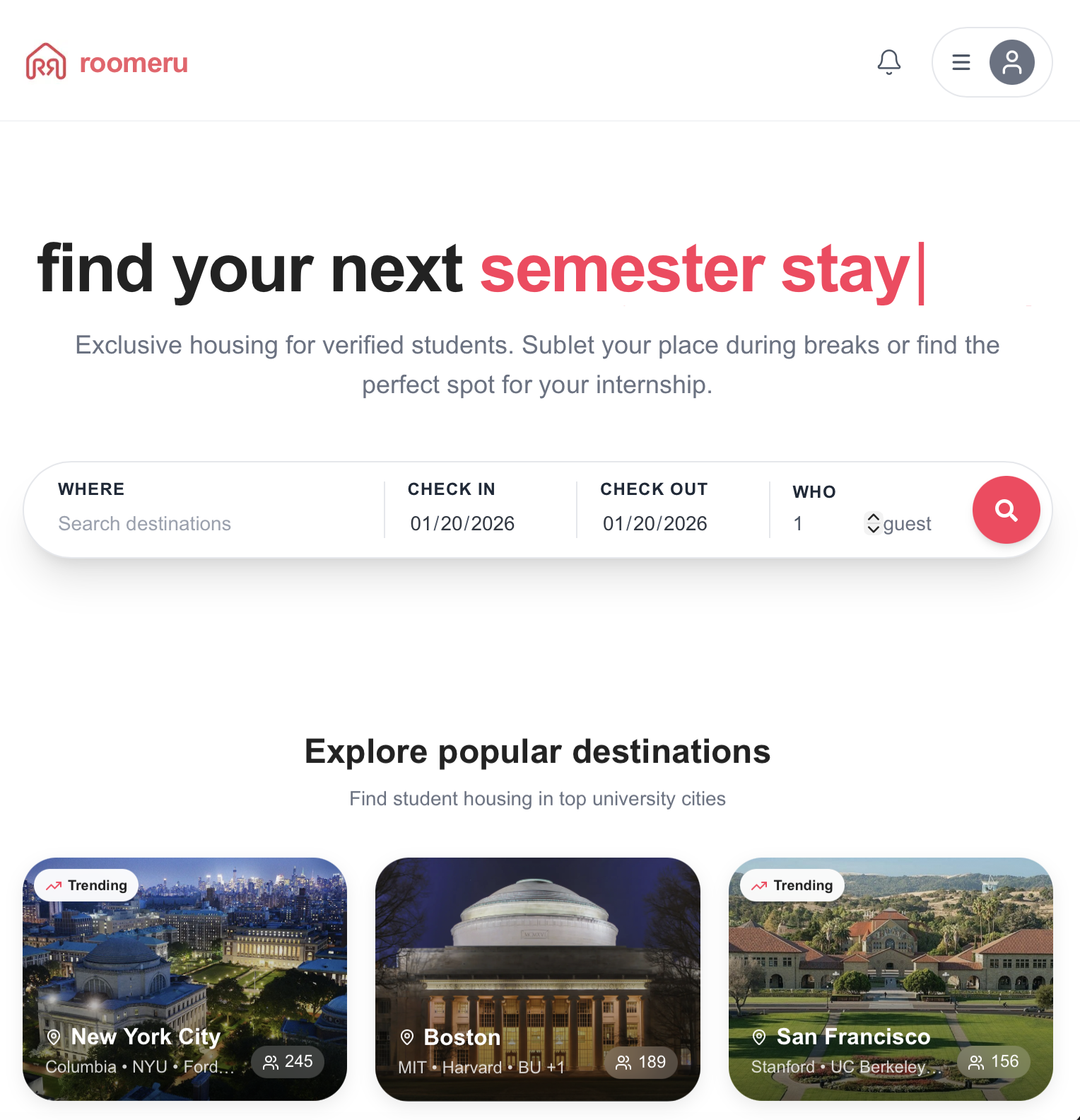 ROOMERU screenshot